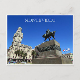 Postal montevideo plaza Independencia