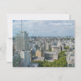 Postal Montevideo, Uruguay, Mirador Panorámico 