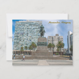 Postal Montevideo, Uruguay, Plaza Independencia