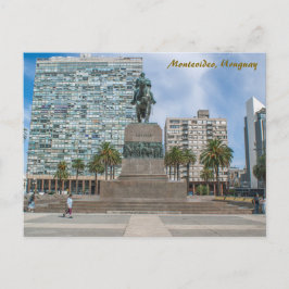Postal Montevideo, Uruguay, Plaza Independencia