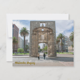 Postal Montevideo, Uruguay, Puerta de la Ciudadela