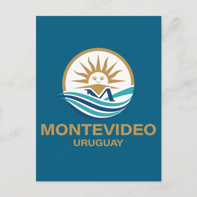 Postal Montevideo Uruguay Sudamérica (Anverso)