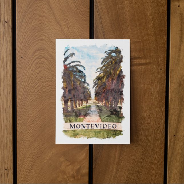 Postal Montevideo Uruguay Viajes de América del Sur (montevideo vintage city travel)