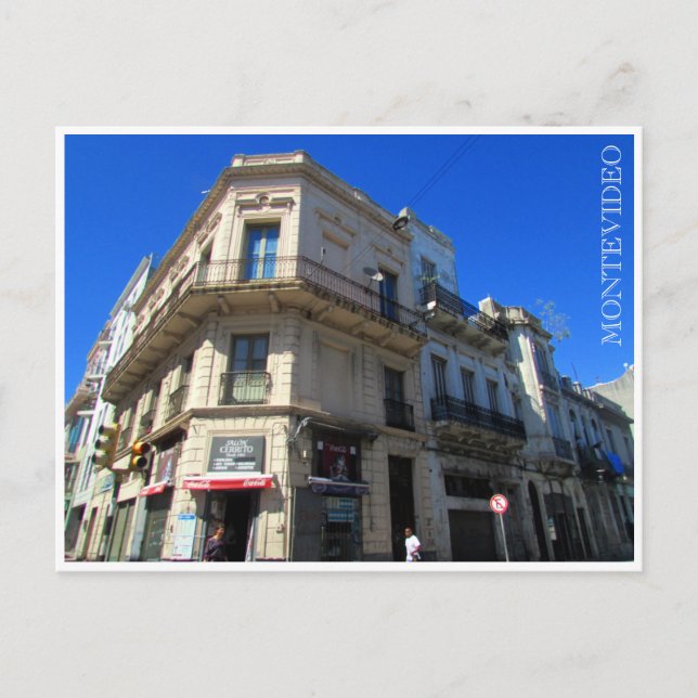 Postal montevideo viejo (Anverso)