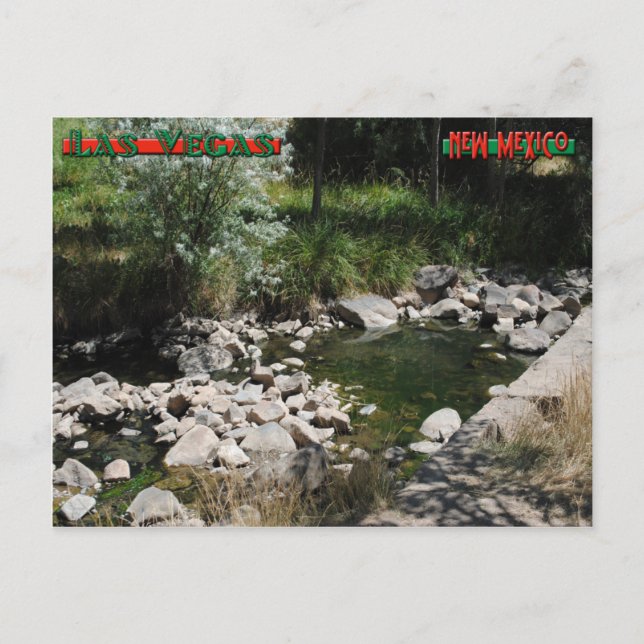 Postal Montezuma Hot Springs (Anverso)