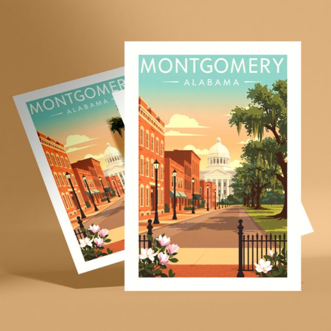 Postal Montgomery Alabama (Subido por el creador)