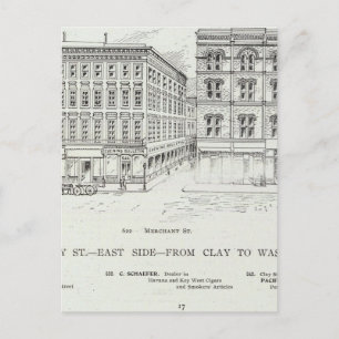 Postal Montgomery East side Clay y Washington