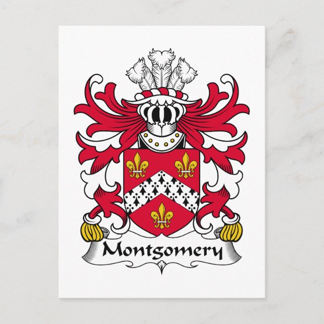 Postal Montgomery Family Crest (Anverso)