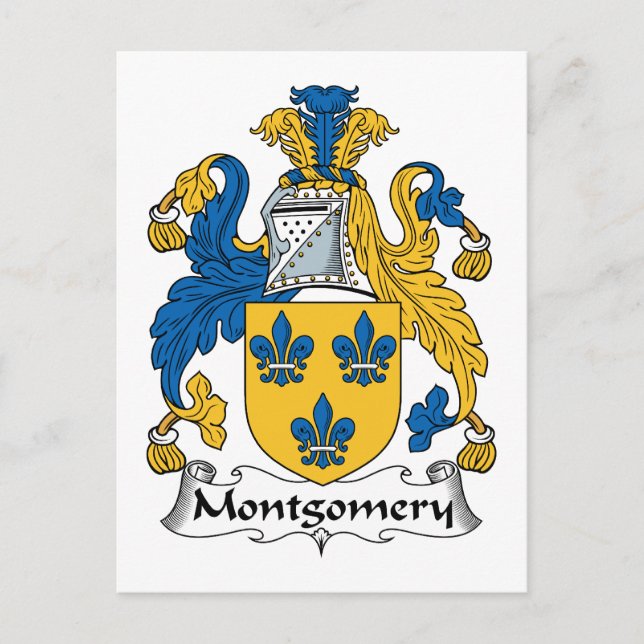 Postal Montgomery Family Crest (Anverso)