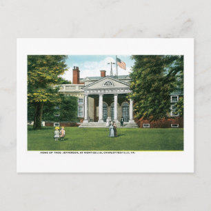 Postal Monticello - Casa de Thomas Jefferson, Charlottesv