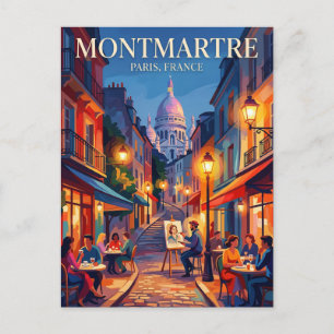 Postal Montmartre Francia