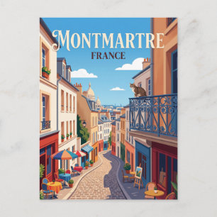 Postal Montmartre Francia