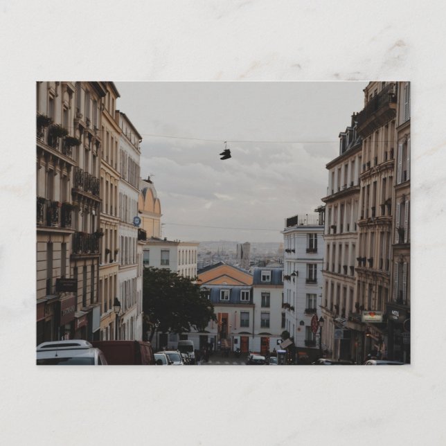 Postal Montmartre, París, Francia (Anverso)