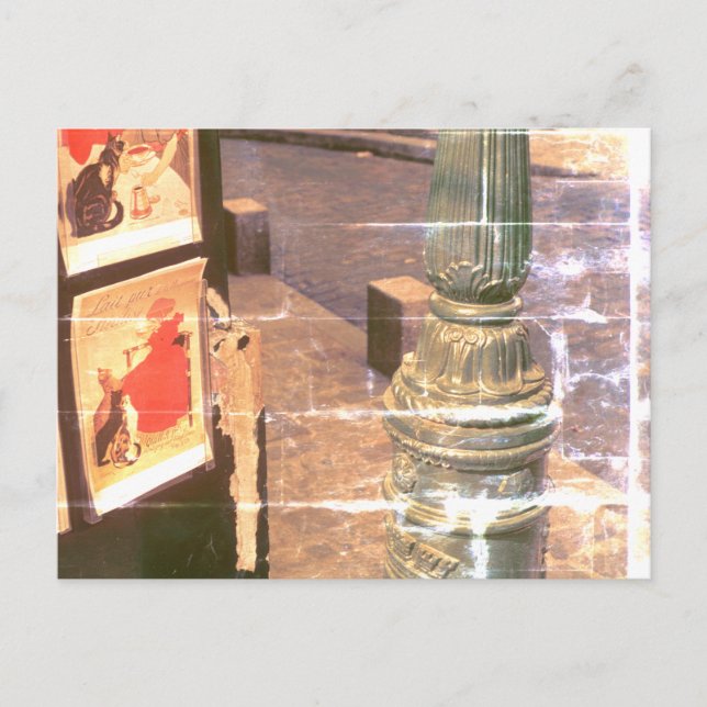 Postal Montmartre, Toulouse-Lautrec (Anverso)