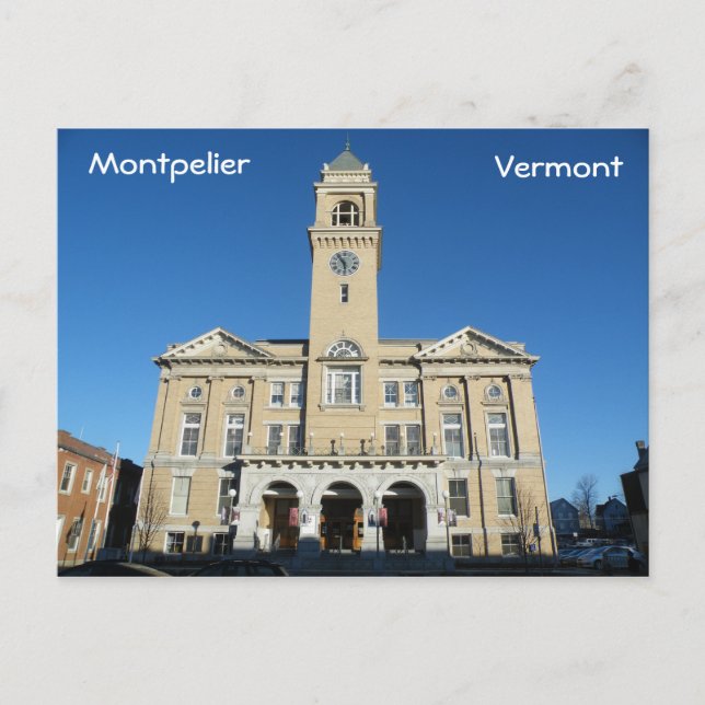 Postal Montpelier (Anverso)