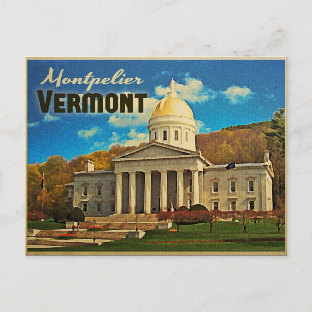 Postal Montpelier Vermont (Anverso)
