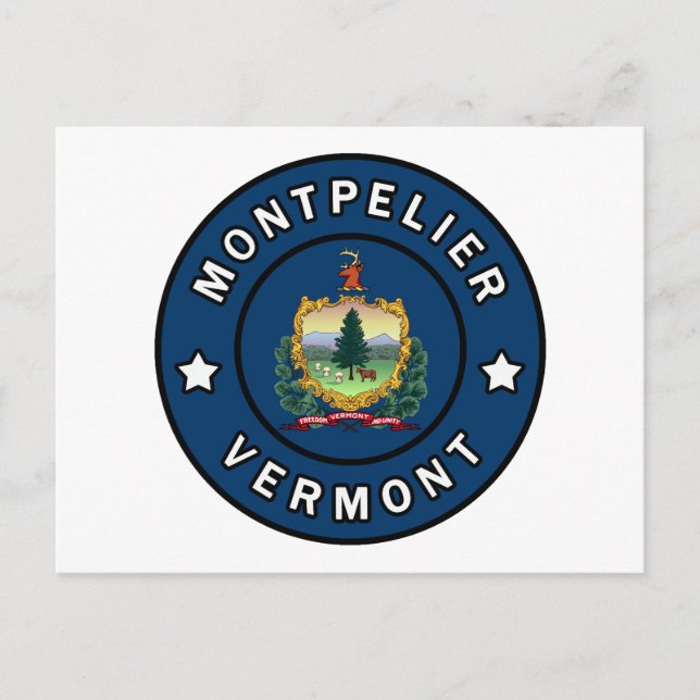 Postal Montpelier Vermont (Anverso)