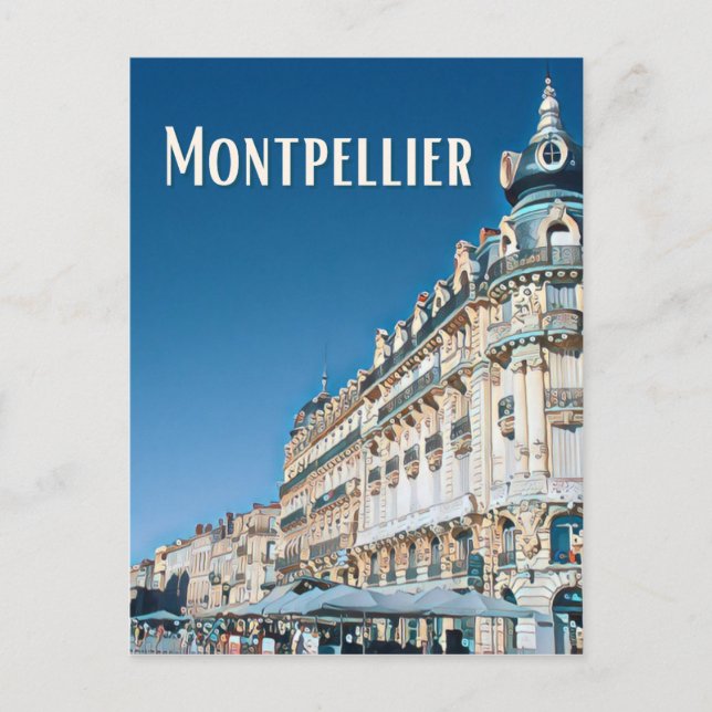 Postal Montpellier Photo Vintage  (Anverso)