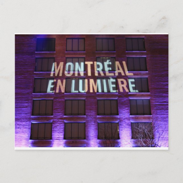 Postal Montrea, Canadá (Anverso)