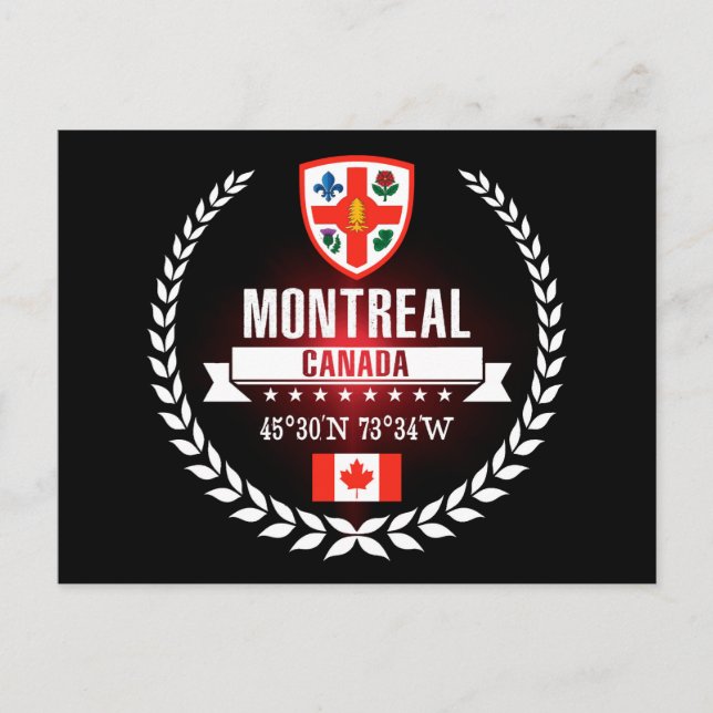 Postal Montreal (Anverso)