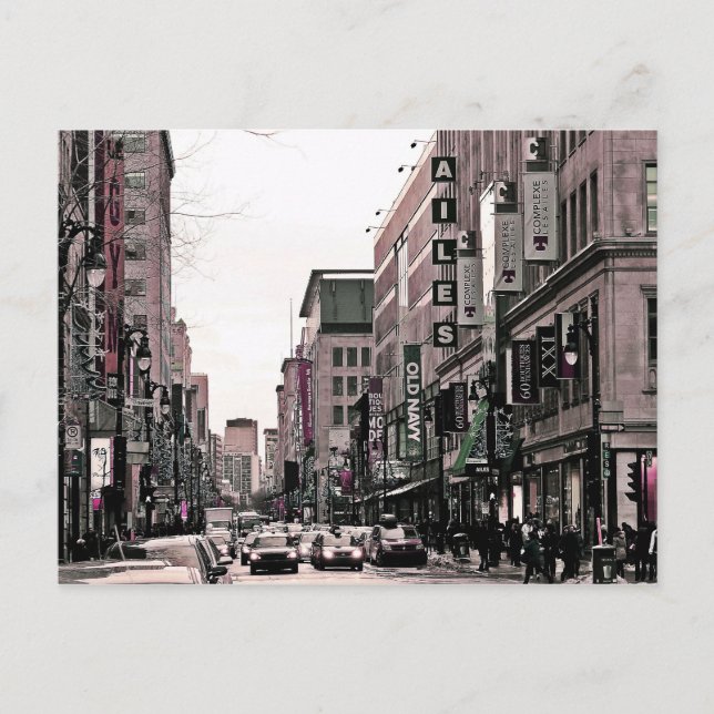 Postal Montréal (Anverso)