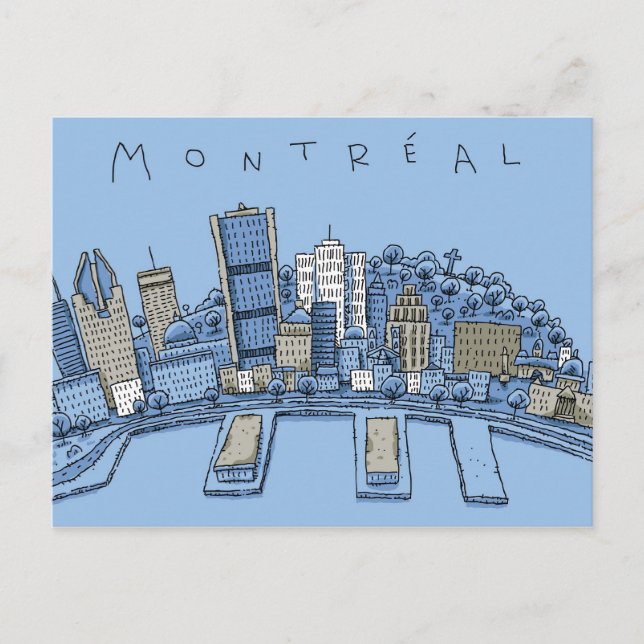Postal Montreal (Anverso)