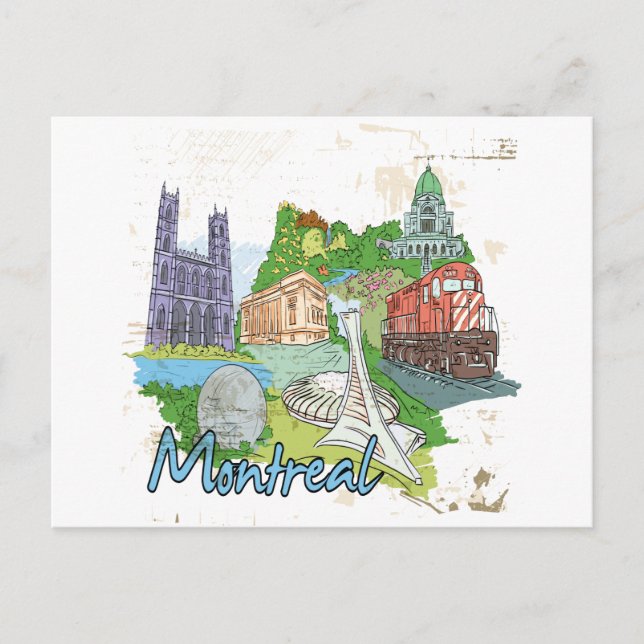 Postal Montreal (Anverso)
