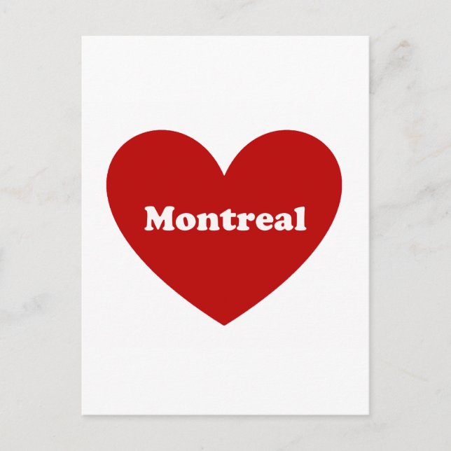 Postal Montreal (Anverso)