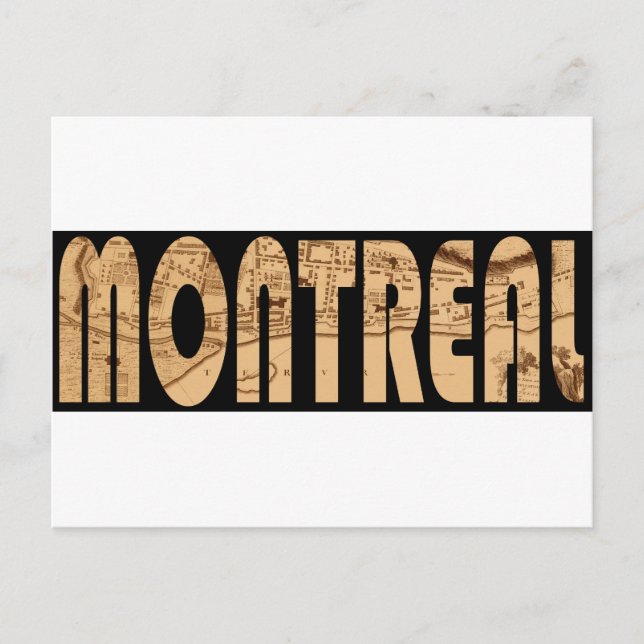 Postal montreal1758 (Anverso)