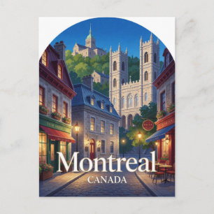 Postal Montreal Antigua Arquitectura de Quebec Viajes