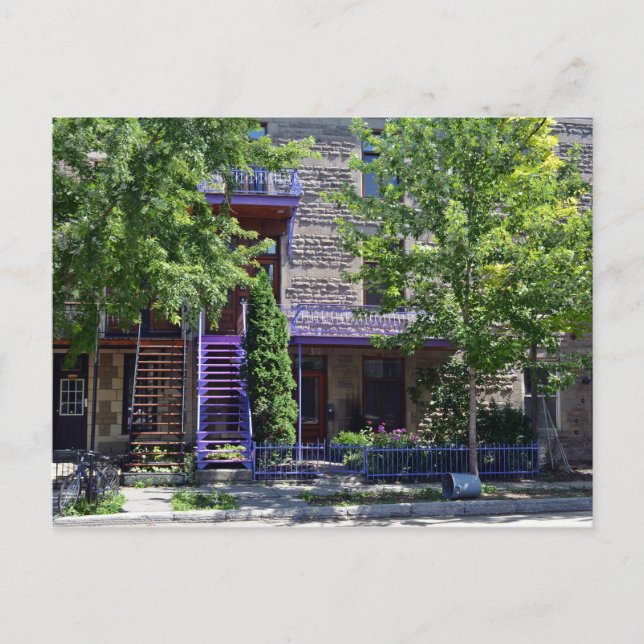 Postal Montréal Appartement (Anverso)