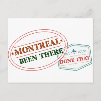 Postal Montreal Been hizo eso