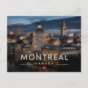 Postal Montreal Canadá Frente Marítimo del Norte Viajes �