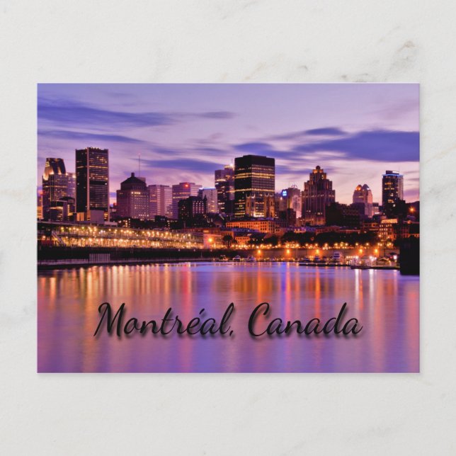 Postal Montreal Cityscape (Anverso)