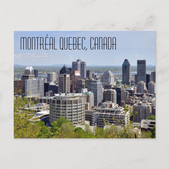 Postal Montréal Quebec Canadá (Anverso)