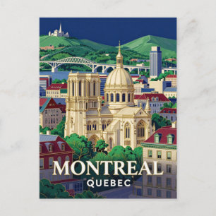 Postal Montreal Quebec Viajes Ciudad ✨