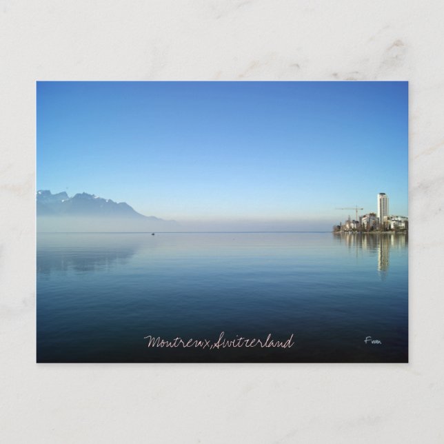 Postal Montreux (Anverso)