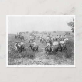 Postal Montura de Cow Boy