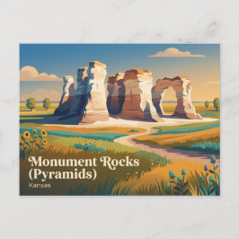 Postal Monument Rocks (Pirámides) Kansas