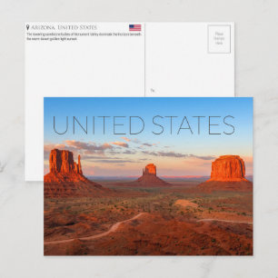 Postal Monument Valley, Arizona, Estados Unidos Viaje