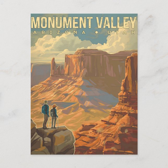 Postal Monument Valley, Arizona Vintage (Anverso)