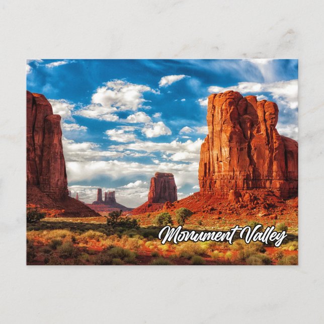 Postal Monument Valley National Park, EE. UU. (Anverso)