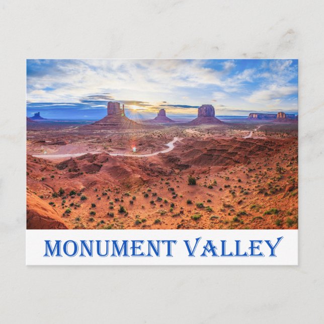 Postal Monument Valley Navajo Tribal Park Utah USA (Anverso)