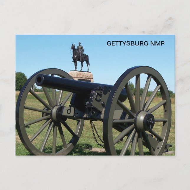 POSTAL MONUMENTO A CANNON Y MEADE (Anverso)