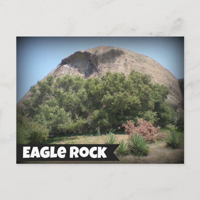 Postal Monumento a Eagle Rock California (Anverso)