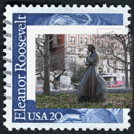 Postal Monumento a Eleanor Roosevelt