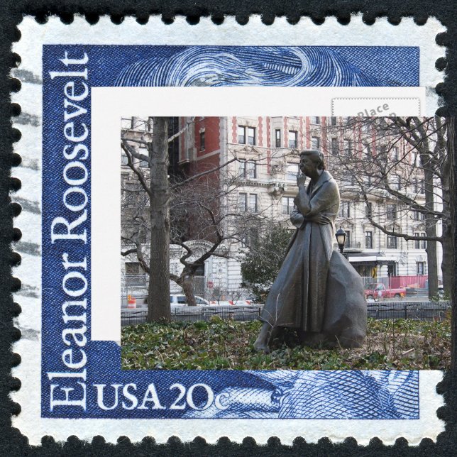 Postal Monumento a Eleanor Roosevelt (Subido por el creador)