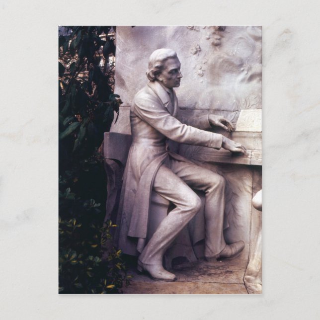 Postal Monumento a Frederic Chopin (Anverso)