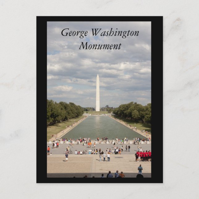 Postal Monumento a George Washington (Anverso)