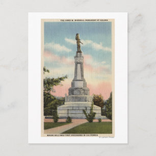 Postal Monumento a James W. Marshall Vista # 1